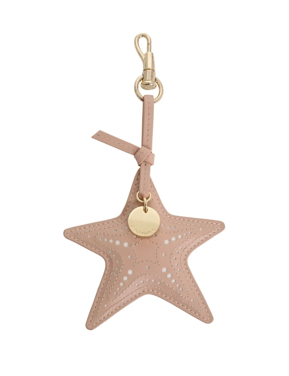 ZIMMERMANN Keychains<Leather Starfish Key Charm