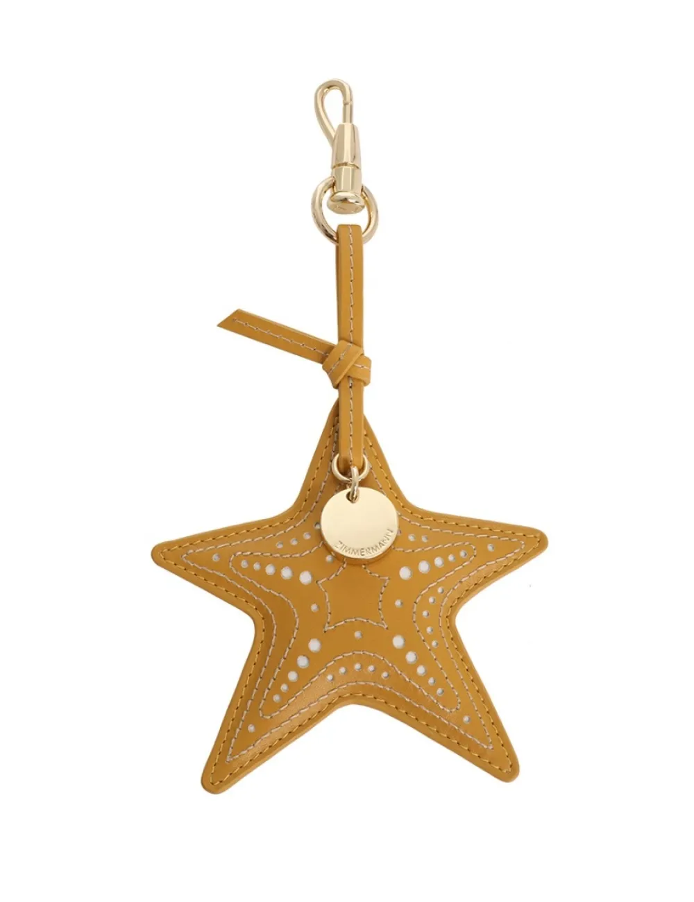 ZIMMERMANN Keychains<Leather Starfish Key Charm