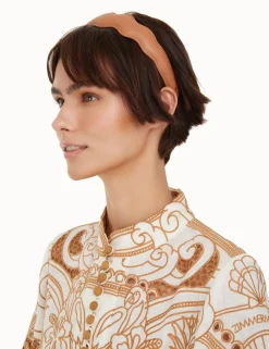 ZIMMERMANN Hair Accessories<Leather Wave Headband