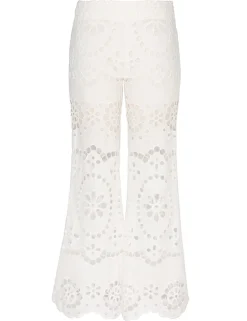 ZIMMERMANN Shorts & Pants<Lexi Embroidered Flare Pant