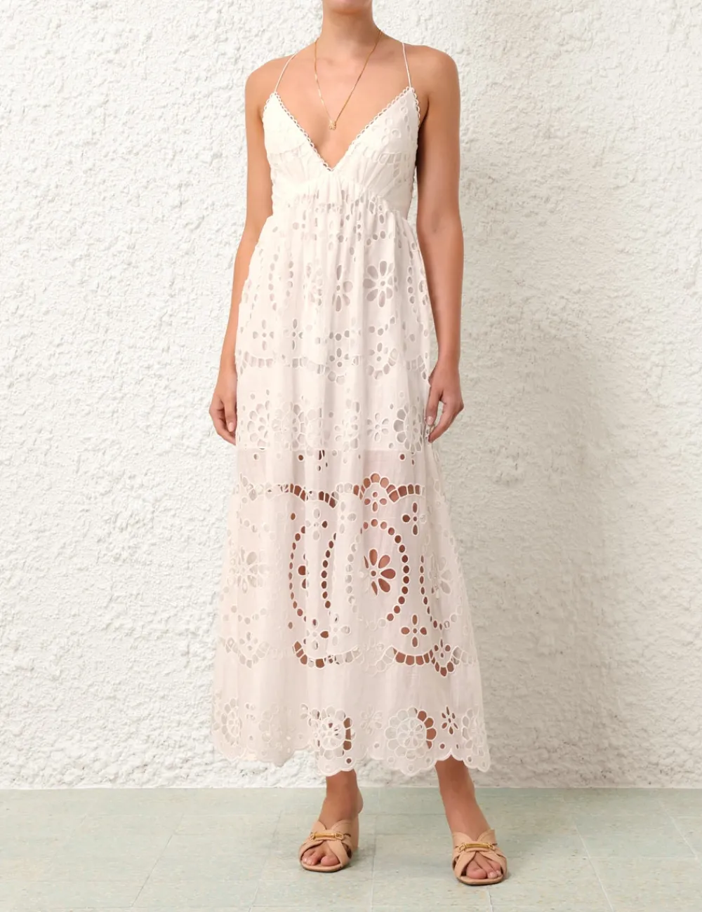 ZIMMERMANN Dresses & Coverups<Lexi Embroidered Slip Dress