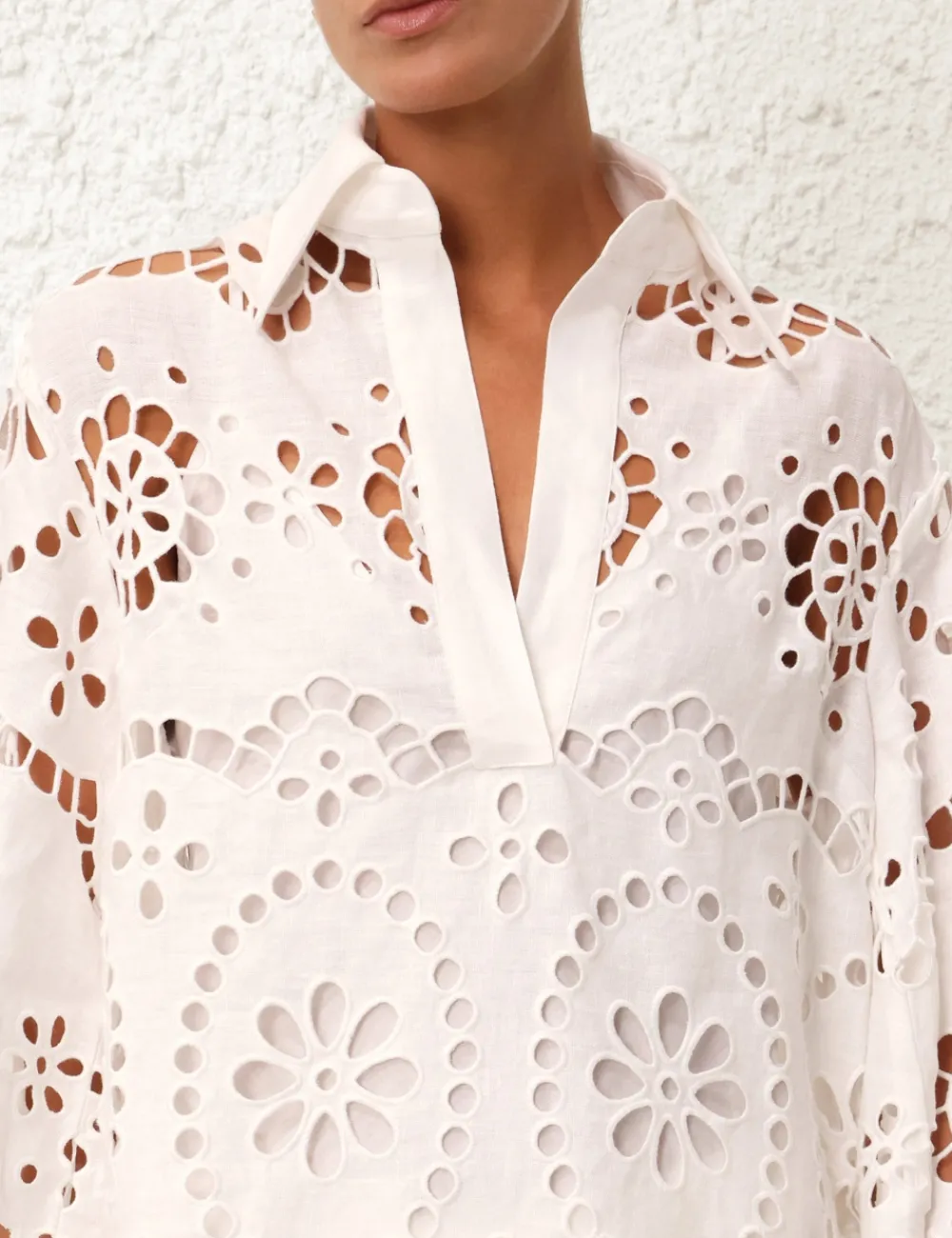 ZIMMERMANN Tops<Lexi Embroidered Tunic