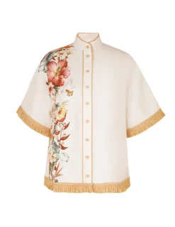 ZIMMERMANN Tops<Lexi Relaxed Shirt