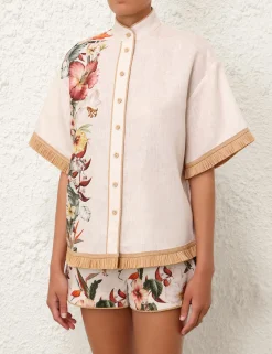 ZIMMERMANN Tops<Lexi Relaxed Shirt