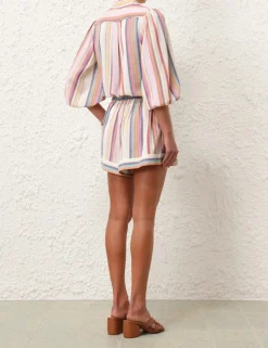 ZIMMERMANN Shorts & Pants<Lexi Relaxed Stripe Short