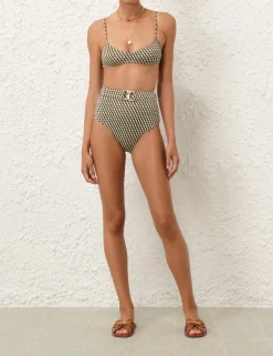ZIMMERMANN Bikinis<Lexi Textured Scoop Bikini