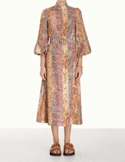 ZIMMERMANN Skirts<Luminosity A-Line Midi Skirt