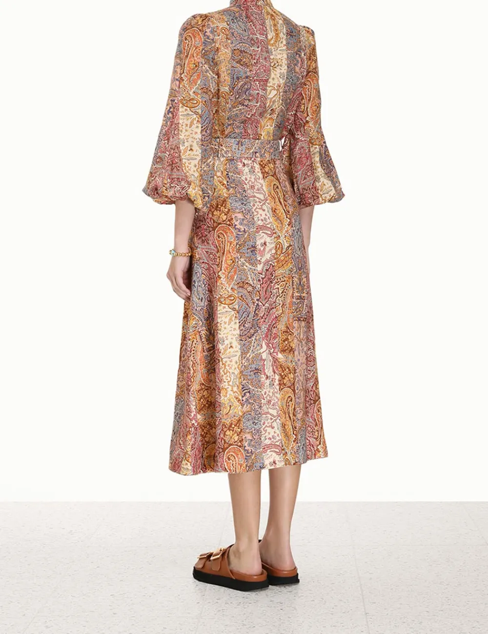 ZIMMERMANN Clothing<Luminosity A-Line Midi Skirt