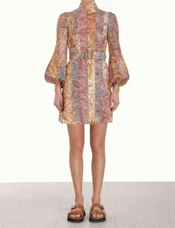 ZIMMERMANN Dresses<Luminosity Belted Mini Dress