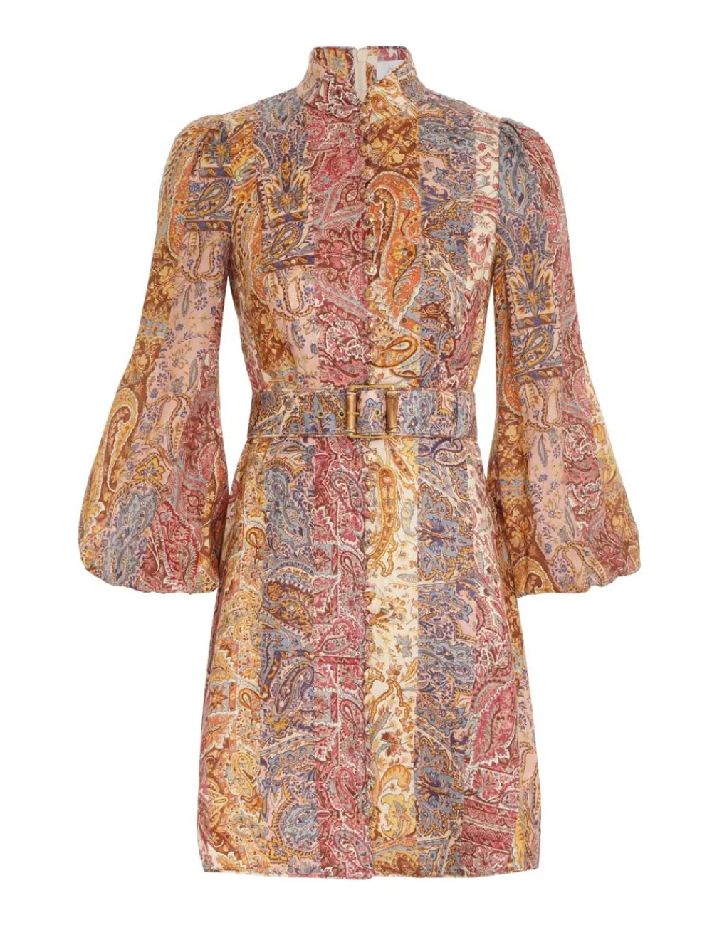 ZIMMERMANN Clothing<Luminosity Belted Mini Dress