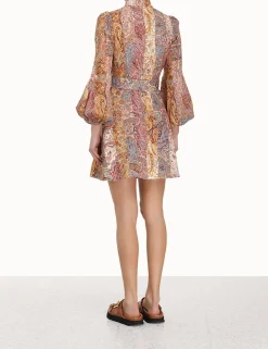 ZIMMERMANN Clothing<Luminosity Belted Mini Dress