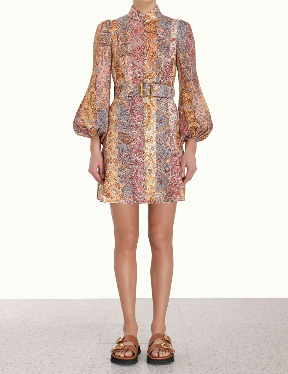 ZIMMERMANN Luminosity<Luminosity Belted Mini Dress