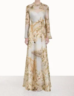 ZIMMERMANN Dresses<Luminosity Bias Slip Dress