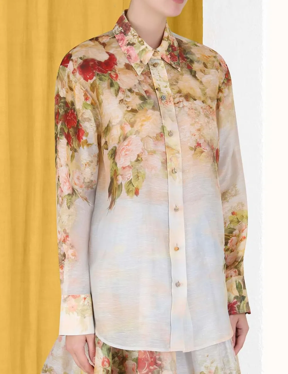 ZIMMERMANN Tops<Luminosity Button Up Shirt
