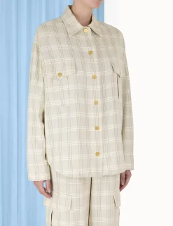 ZIMMERMANN Tops<Luminosity Check Shirt
