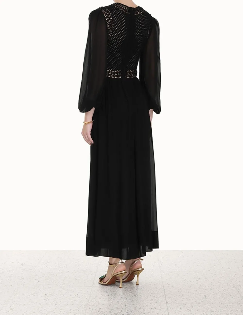 ZIMMERMANN Clothing<Luminosity Crochet Bodice Midi