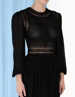 ZIMMERMANN Luminosity<Luminosity Crochet Bodice Midi