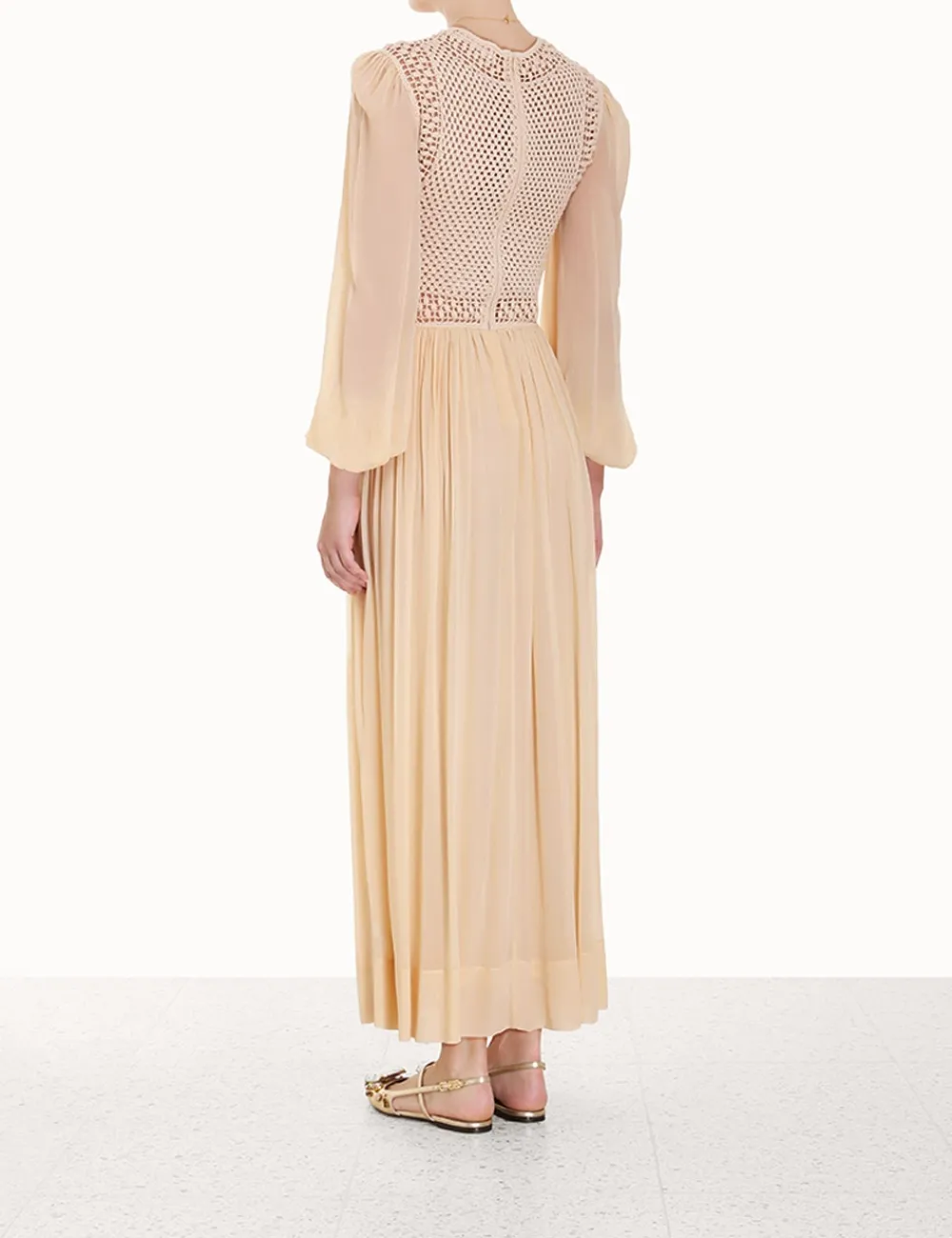 ZIMMERMANN Luminosity<Luminosity Crochet Bodice Midi