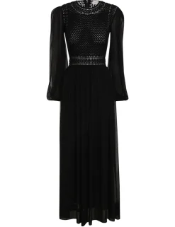 ZIMMERMANN Dresses<Luminosity Crochet Bodice Midi