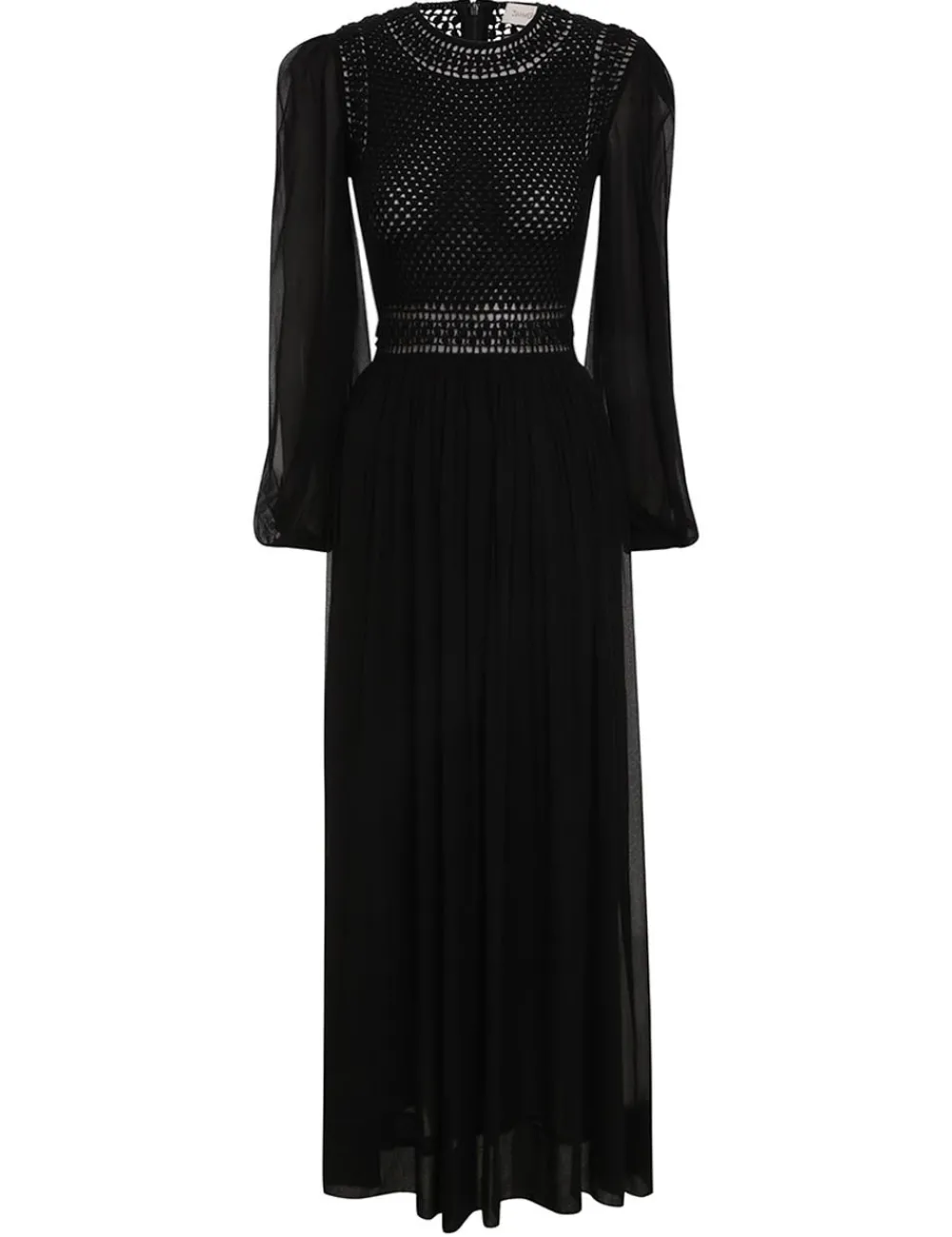 ZIMMERMANN Dresses<Luminosity Crochet Bodice Midi