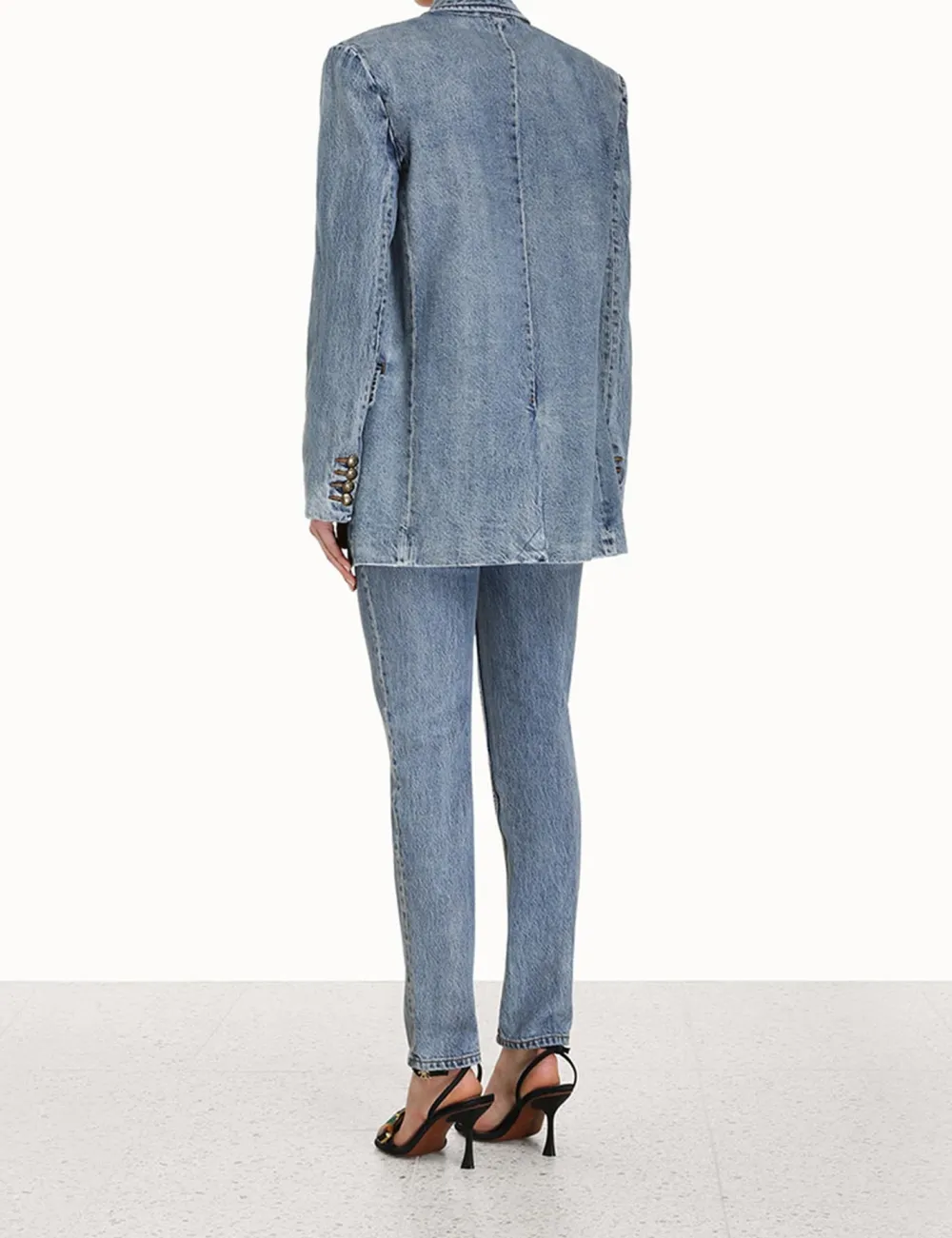 ZIMMERMANN In Denim<Luminosity Denim Blazer