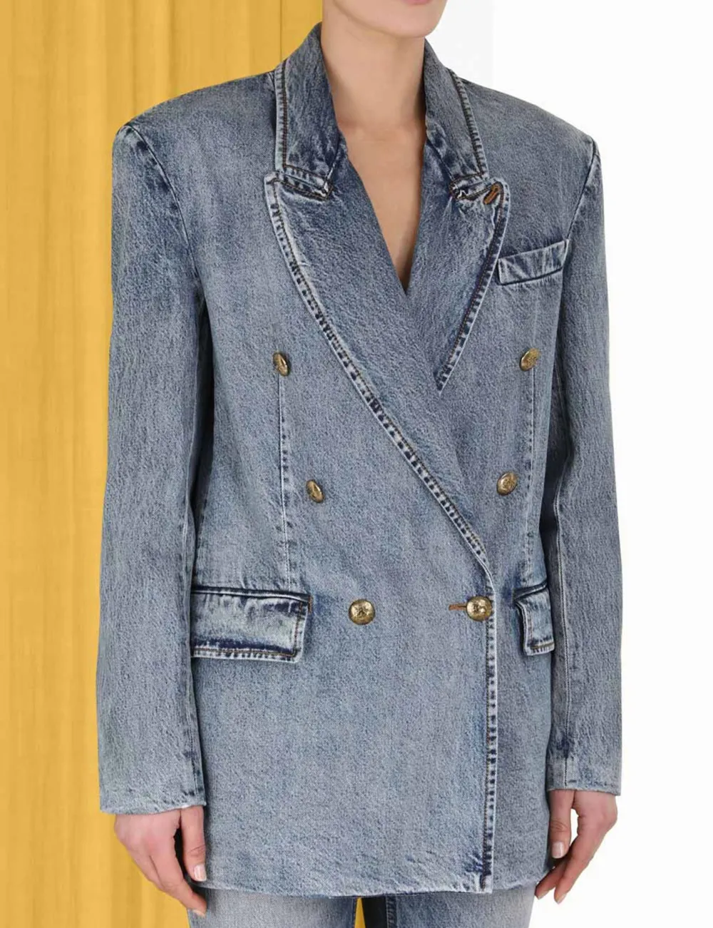 ZIMMERMANN Denim<Luminosity Denim Blazer