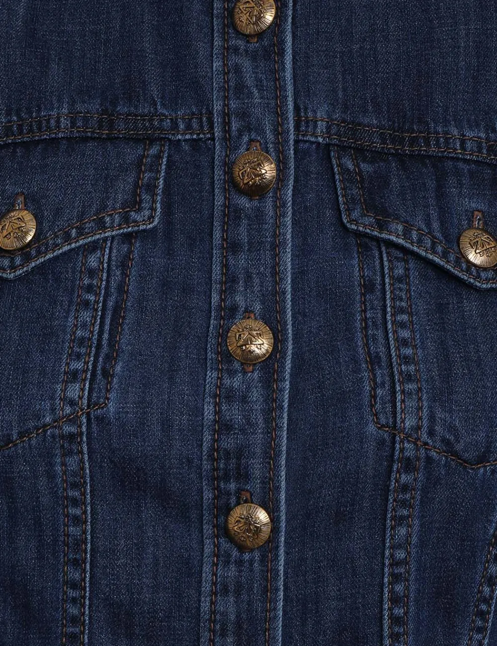 ZIMMERMANN Tops<Luminosity Denim Corset Shirt