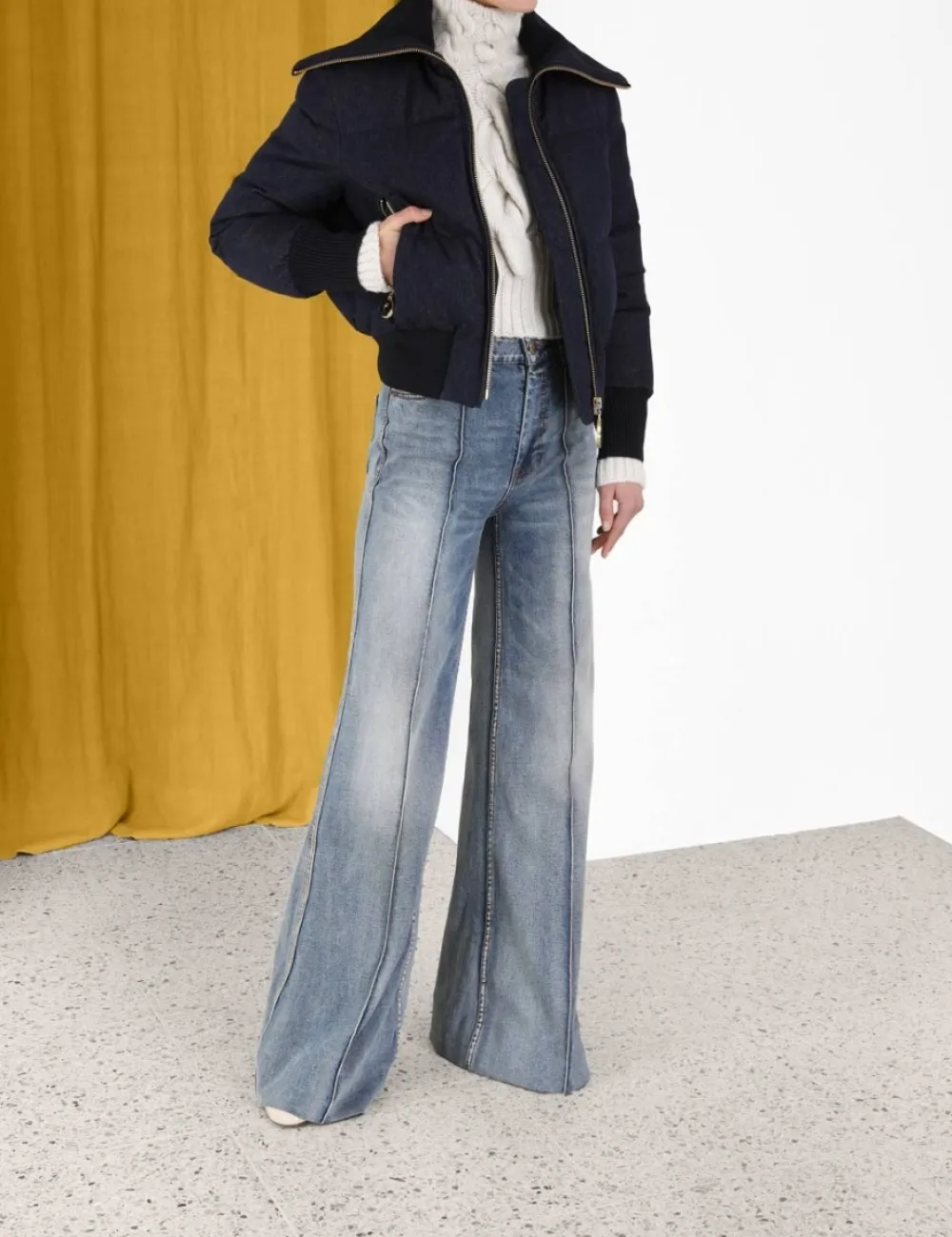 ZIMMERMANN Luminosity<Luminosity Denim Down Jacket