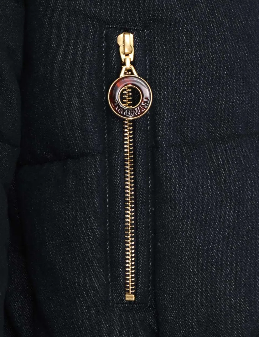 ZIMMERMANN Clothing<Luminosity Denim Down Jacket
