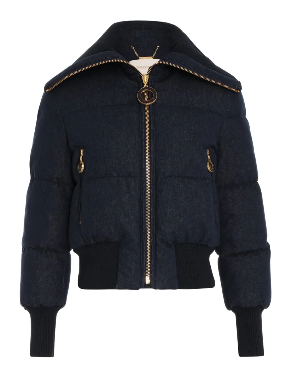 ZIMMERMANN Denim<Luminosity Denim Down Jacket