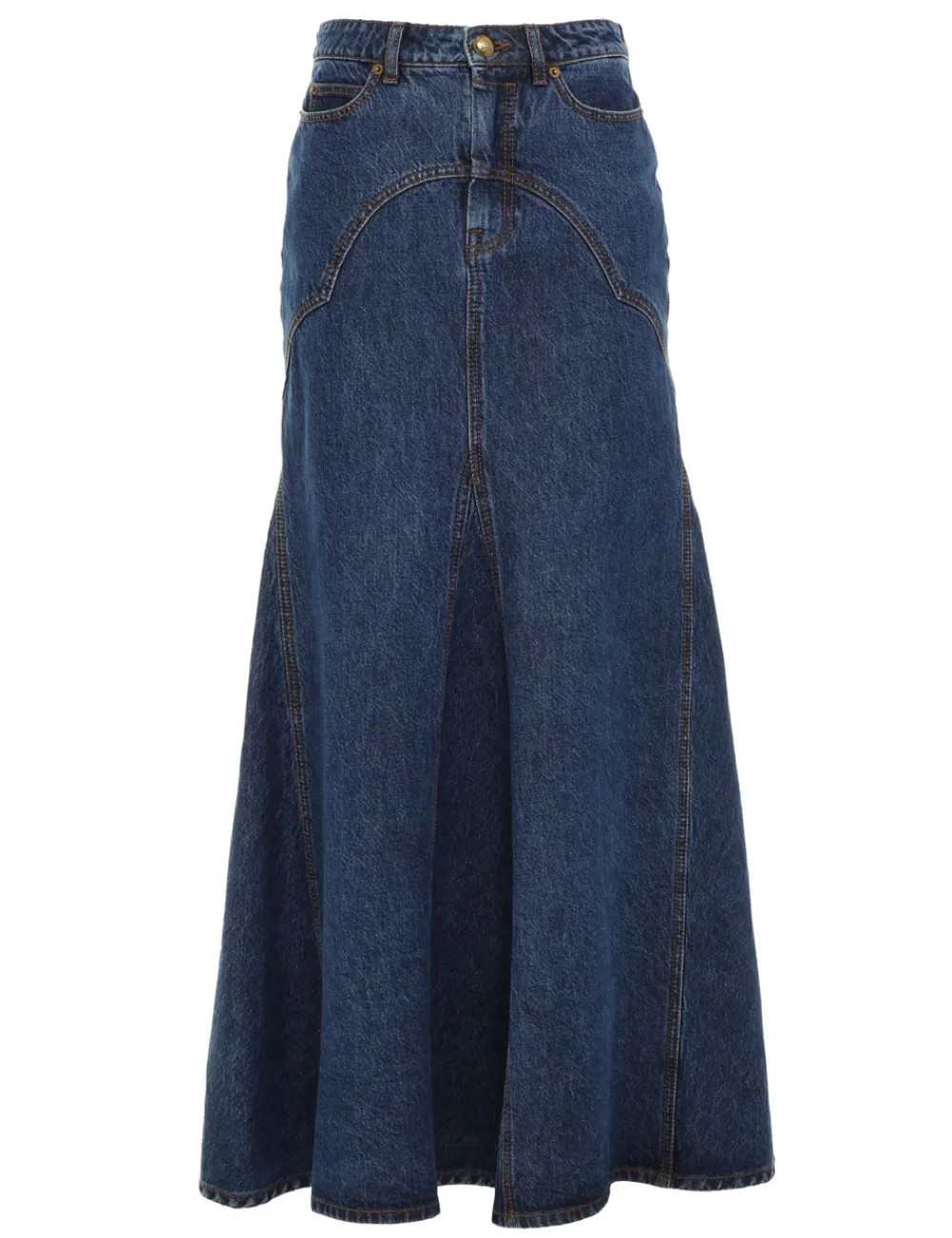 ZIMMERMANN Denim<Luminosity Denim Maxi Skirt