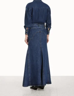 ZIMMERMANN Denim<Luminosity Denim Maxi Skirt