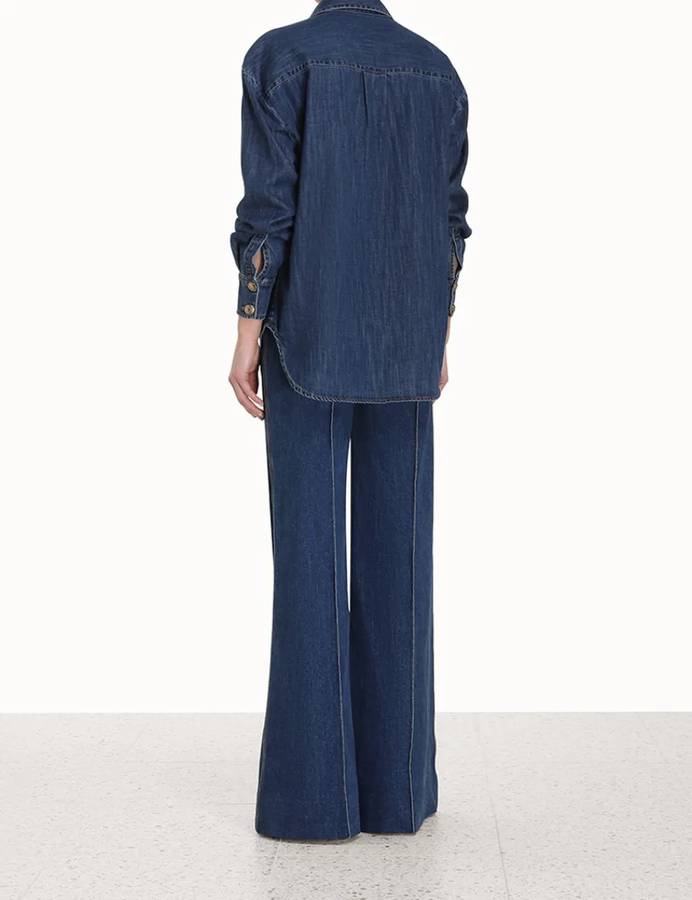 ZIMMERMANN Clothing<Luminosity Denim Shirt
