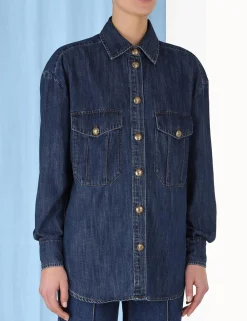 ZIMMERMANN Luminosity<Luminosity Denim Shirt