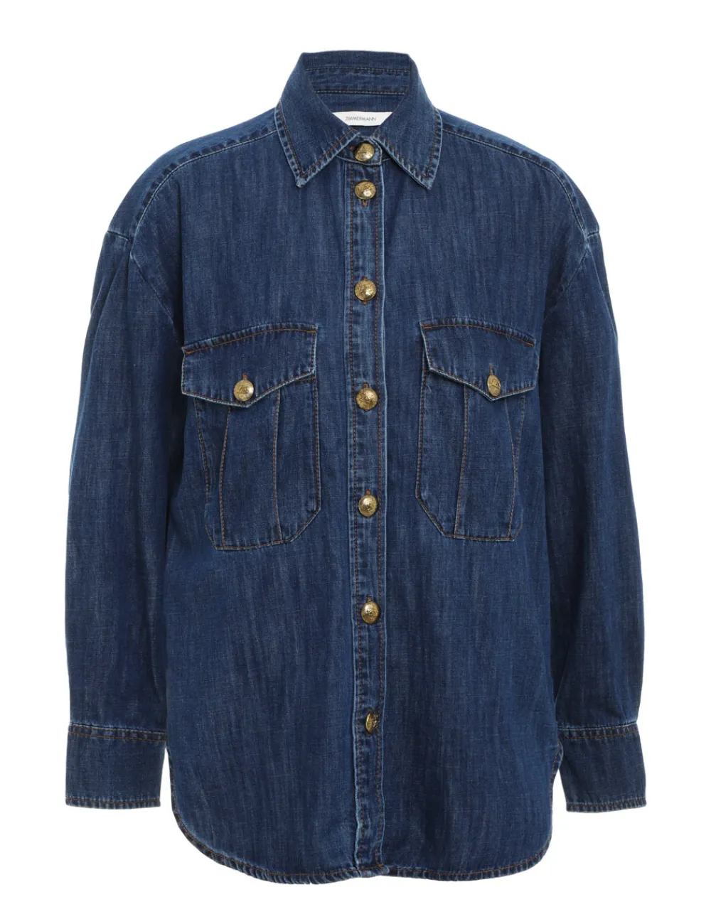 ZIMMERMANN Tops<Luminosity Denim Shirt