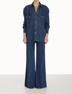 ZIMMERMANN Denim<Luminosity Denim Shirt