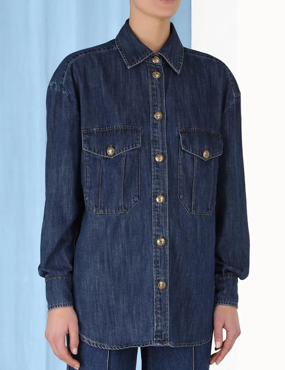 ZIMMERMANN Denim<Luminosity Denim Shirt