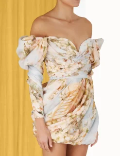 ZIMMERMANN Form & Light<Luminosity Drape Mini Dress