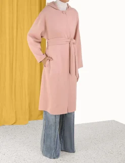 ZIMMERMANN Jackets & Coats<Luminosity Felted Hooded Coat