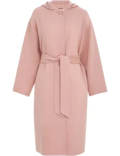 ZIMMERMANN Clothing<Luminosity Felted Hooded Coat