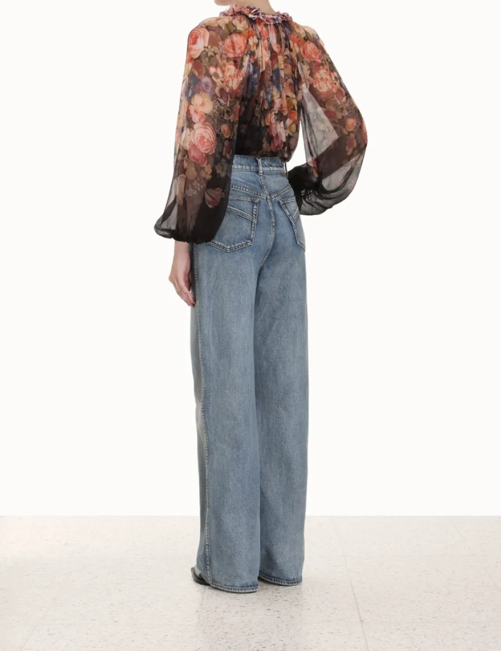 ZIMMERMANN Clothing<Luminosity Floral Blouse