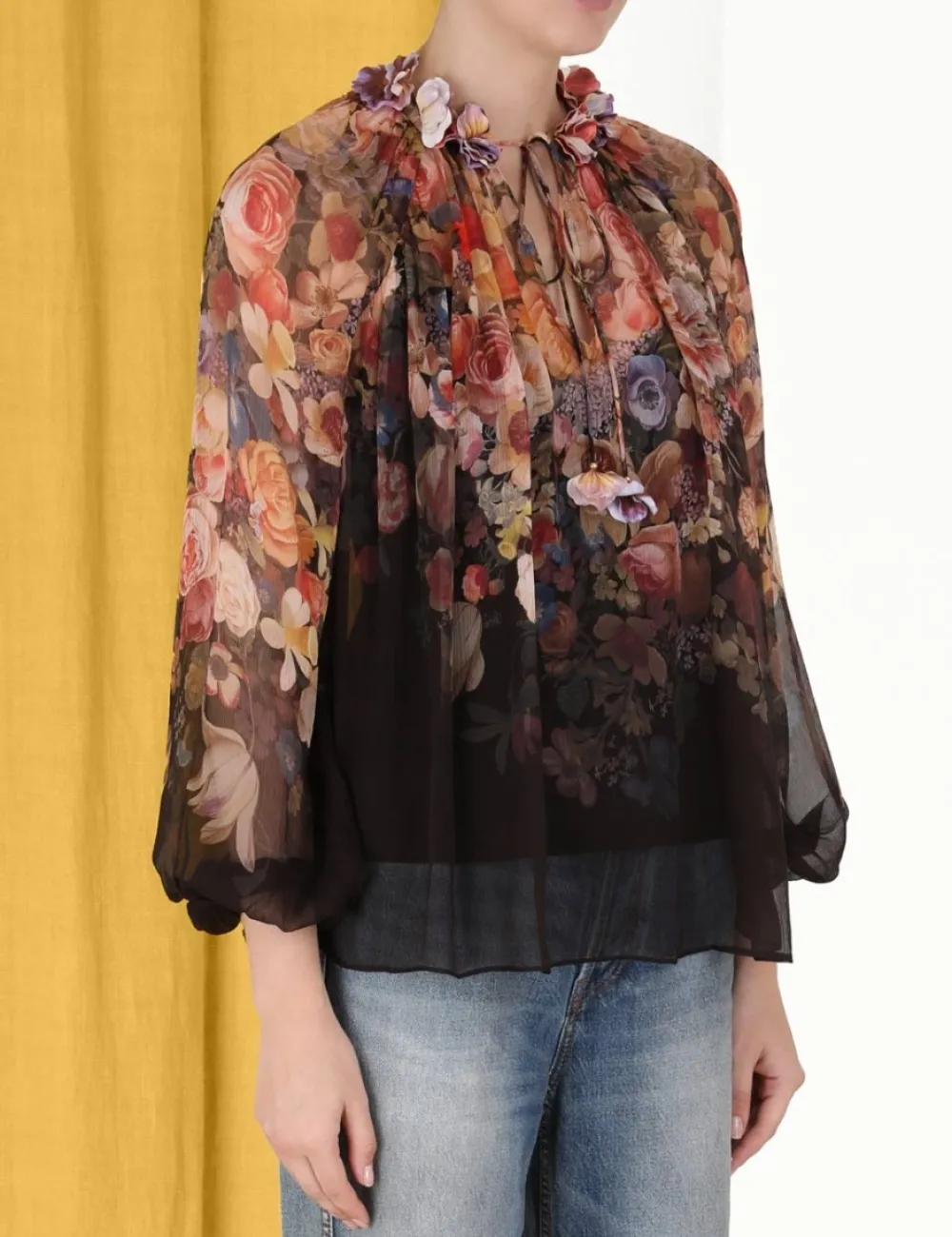 ZIMMERMANN Clothing<Luminosity Floral Blouse