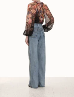 ZIMMERMANN Luminosity<Luminosity Floral Blouse