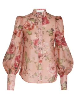 ZIMMERMANN Tops<Luminosity Floral Blouse