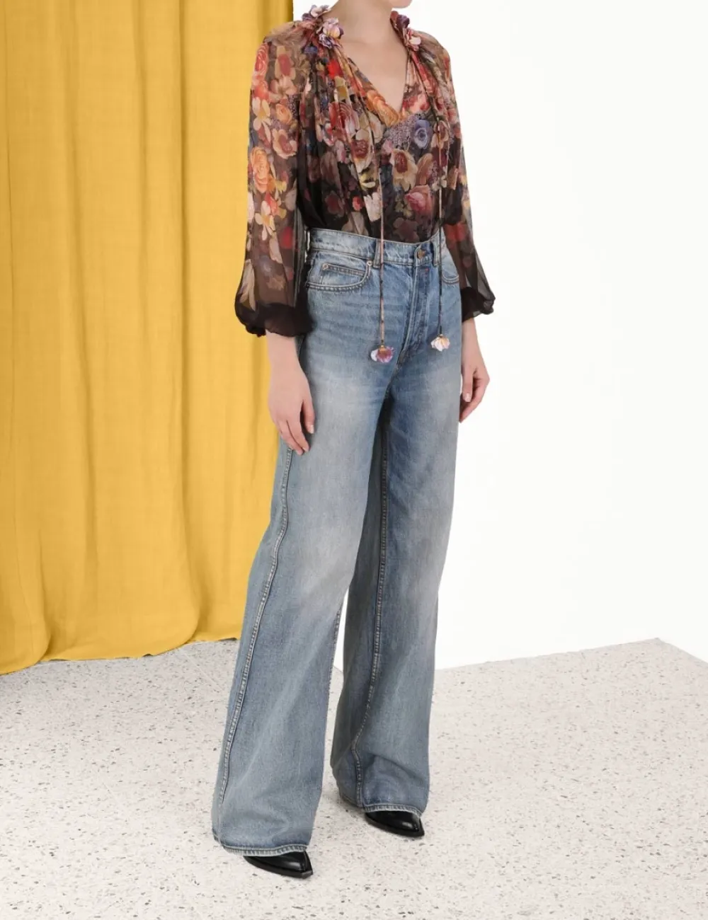 ZIMMERMANN Tops<Luminosity Floral Blouse