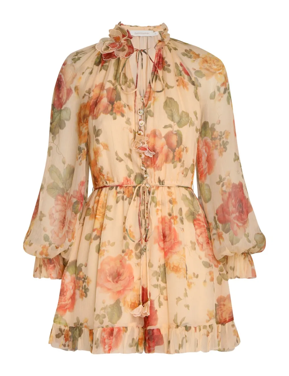 ZIMMERMANN Jumpsuits & Playsuits<Luminosity Flutter Playsuit