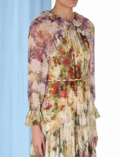ZIMMERMANN Luminosity<Luminosity Frill Midi Dress