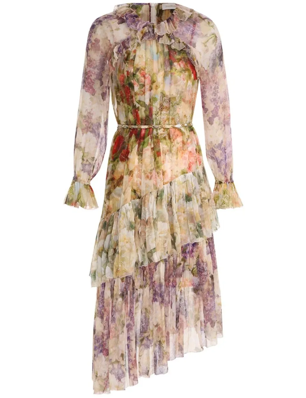 ZIMMERMANN Clothing<Luminosity Frill Midi Dress