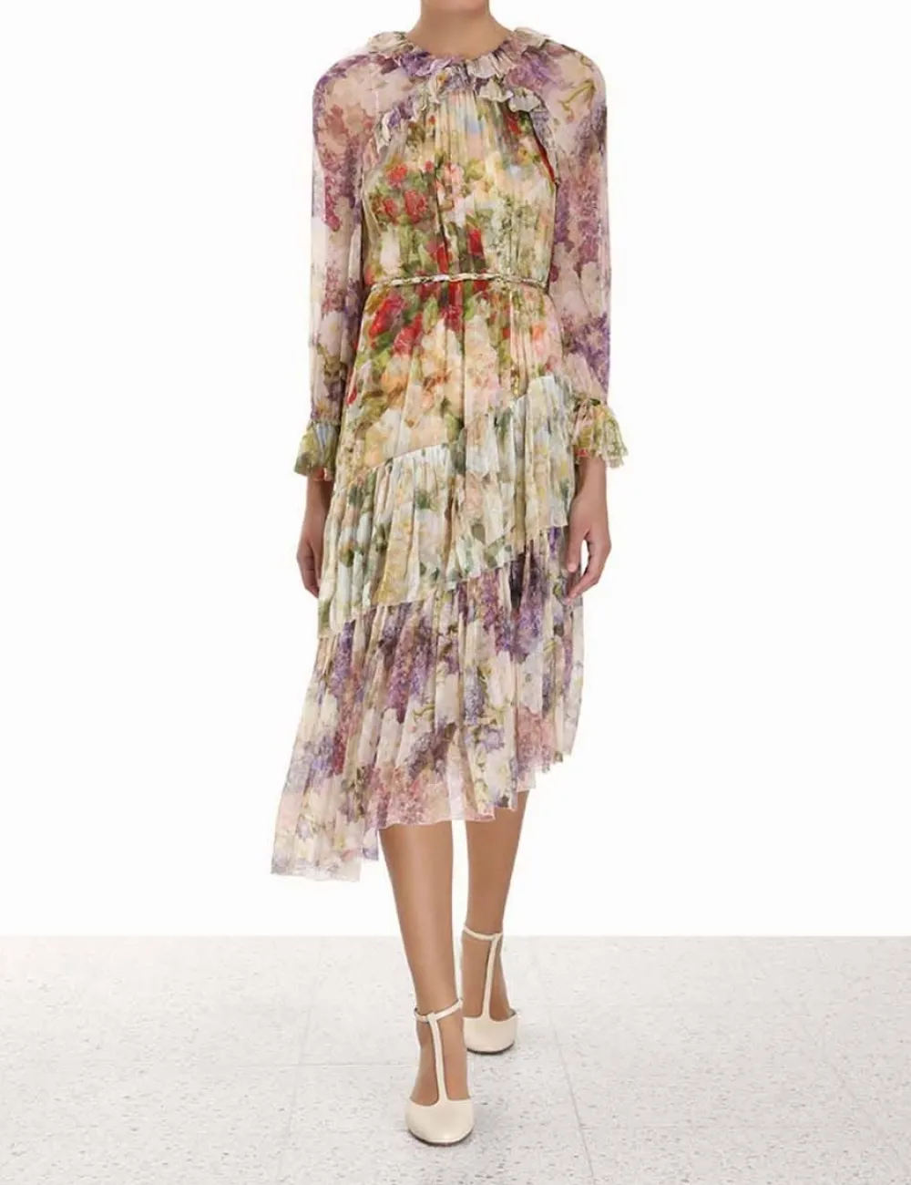 ZIMMERMANN Clothing<Luminosity Frill Midi Dress