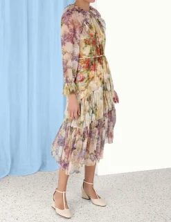 ZIMMERMANN Clothing<Luminosity Frill Midi Dress